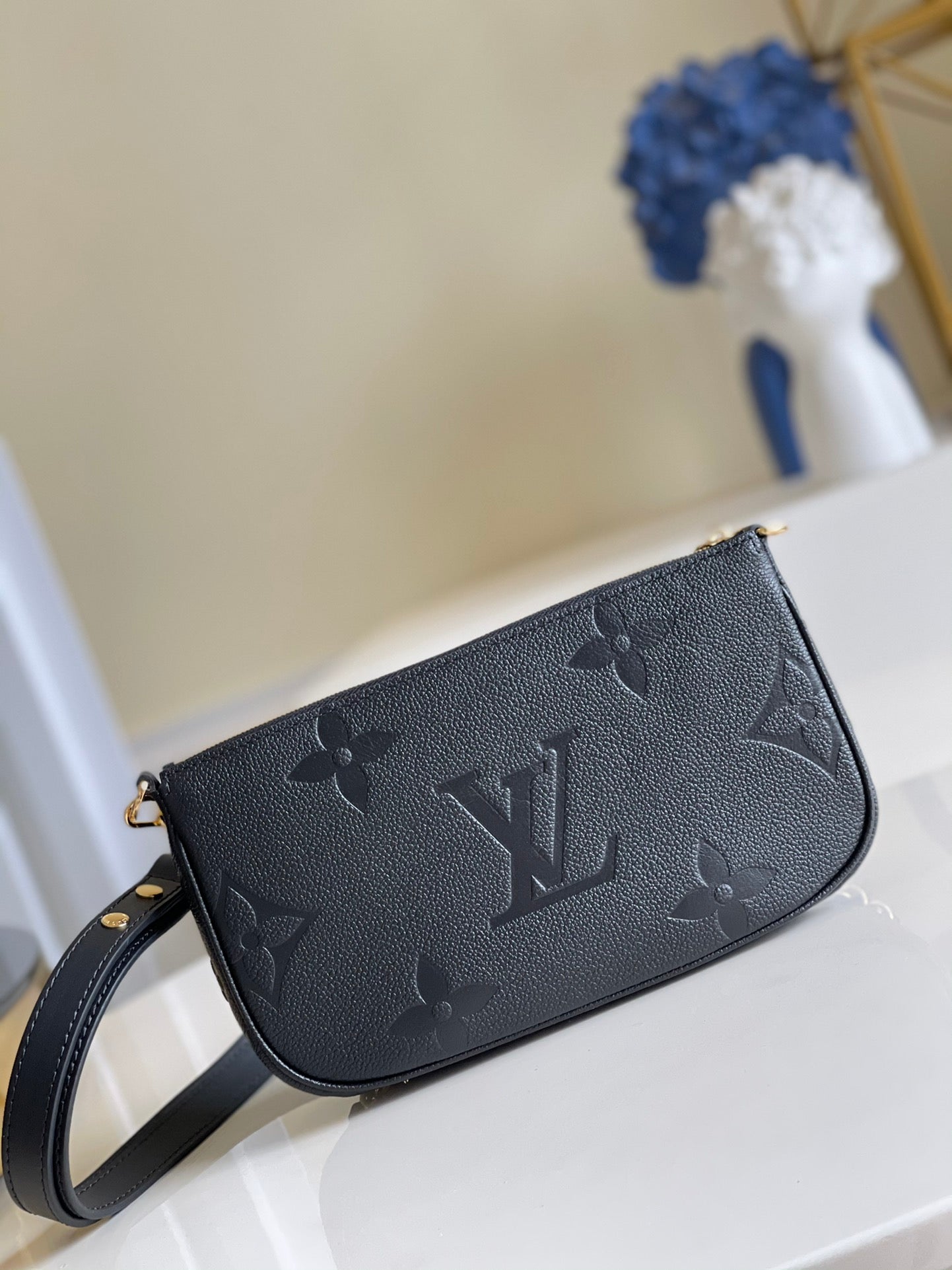 Top Quality Multi Pochette Accessoires Monogram Empreinte Black For Women, Womens Handbags, Shoulder And Crossbody Bags 9.8in/25cm Top Quality M80399