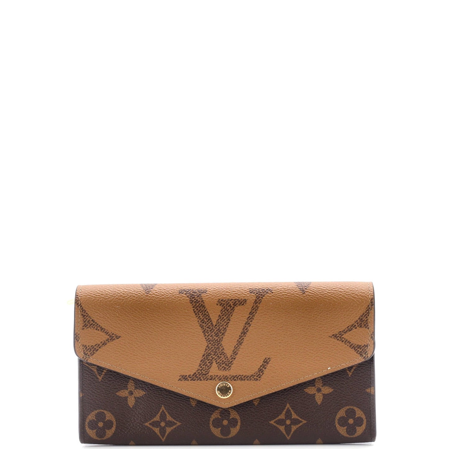 Louis Vuitton Sarah Wallet NM Reverse Monogram Giant and Monogram Canvas