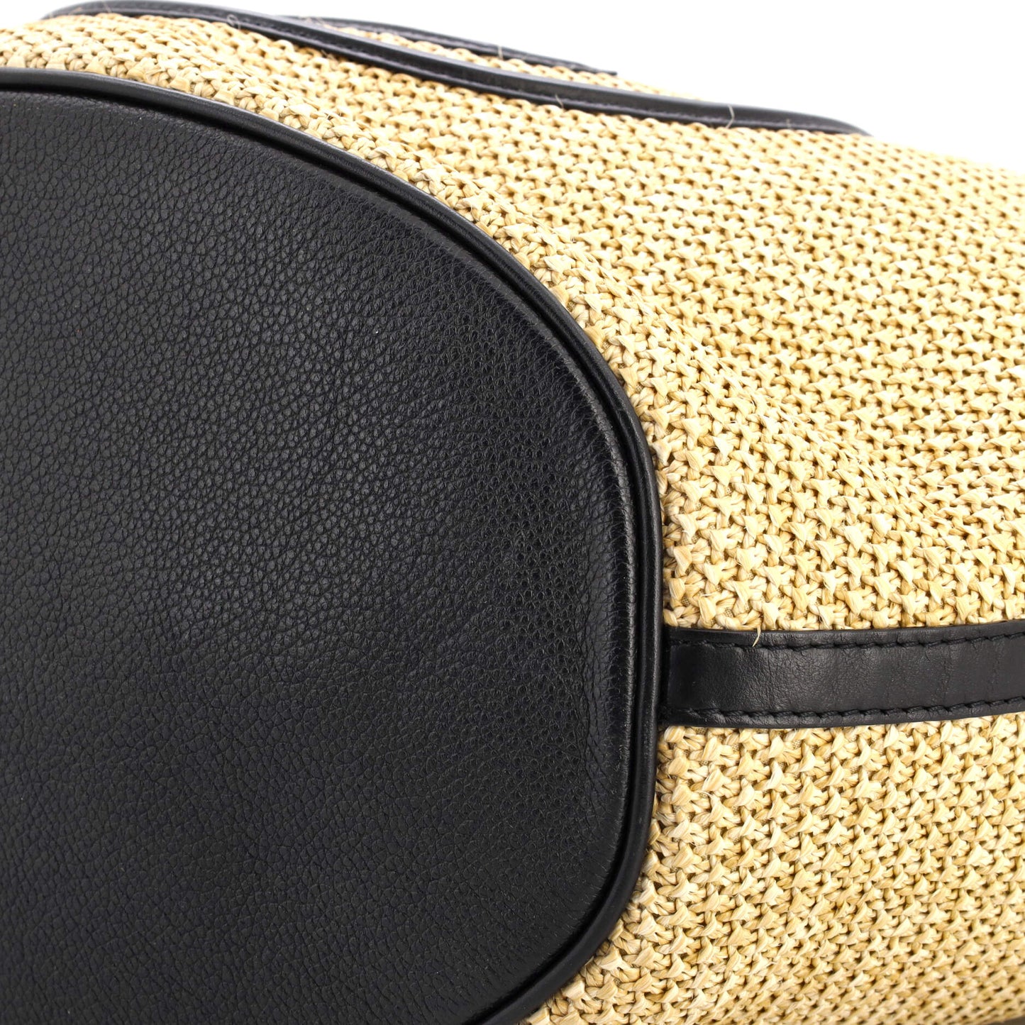 Louis Vuitton Saint Jacques NM Handbag Raffia and Leather