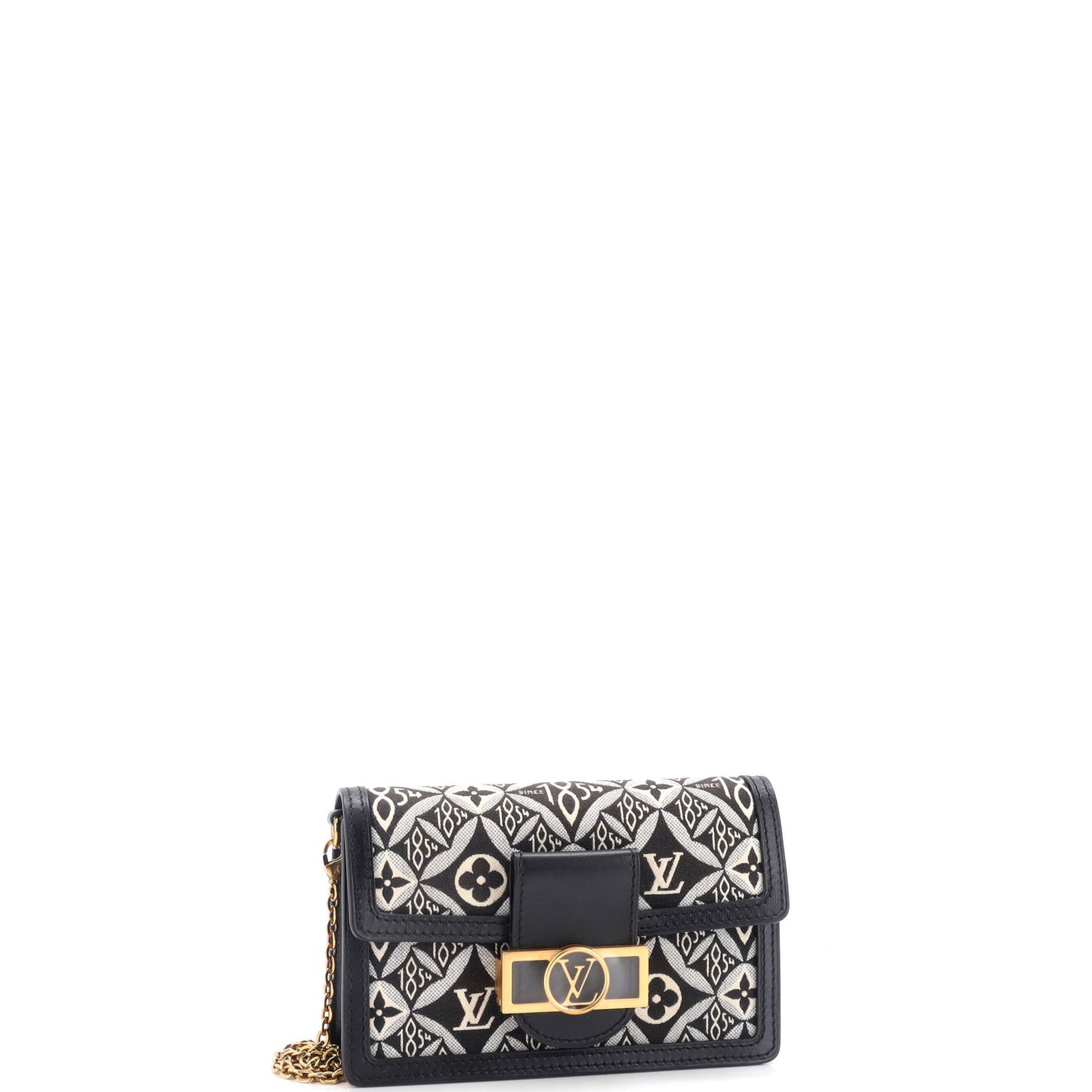 Louis Vuitton Dauphine Chain Wallet Limited Edition Since 1854 Monogram Jacquard