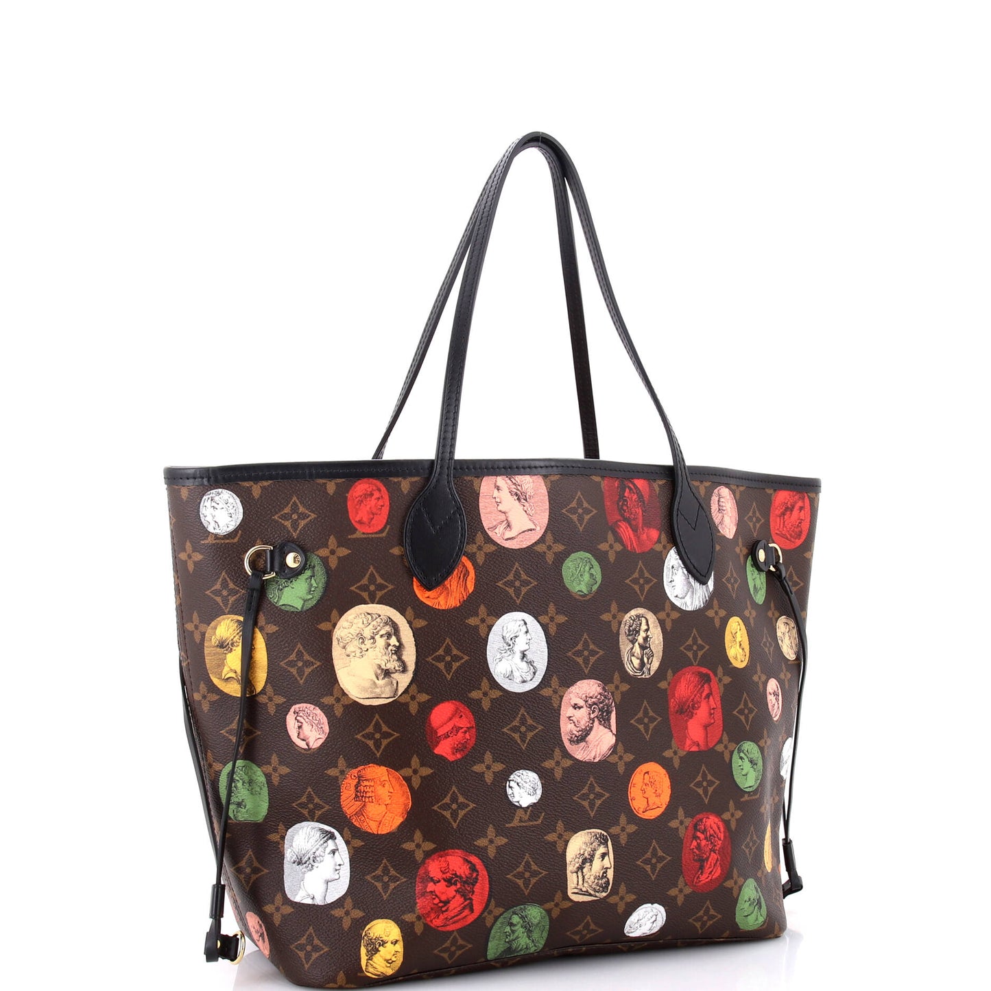 Louis Vuitton Neverfull NM Tote Limited Edition Fornasetti Cameo Monogram Canvas MM