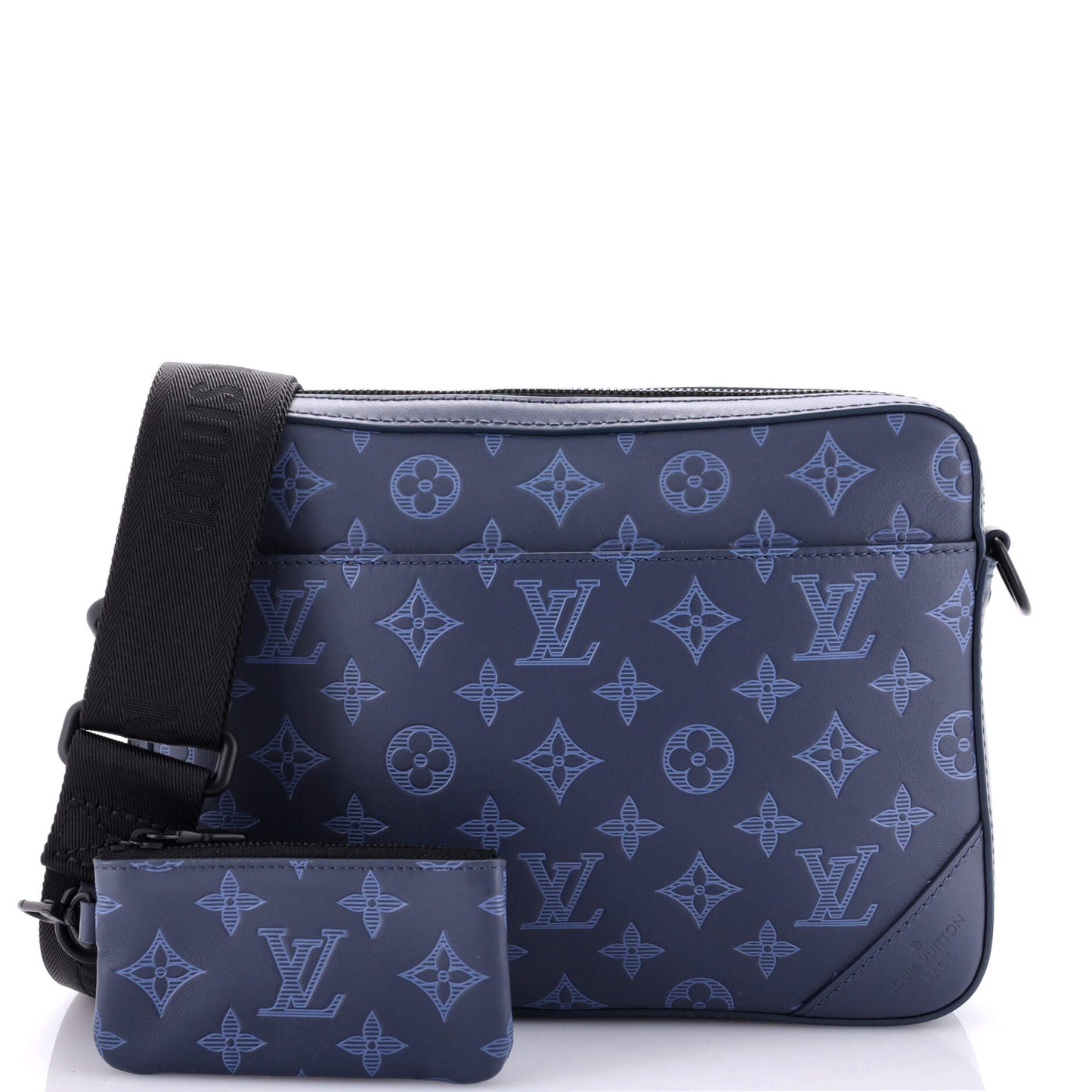 Louis Vuitton Duo Messenger Bag Monogram Shadow Leather