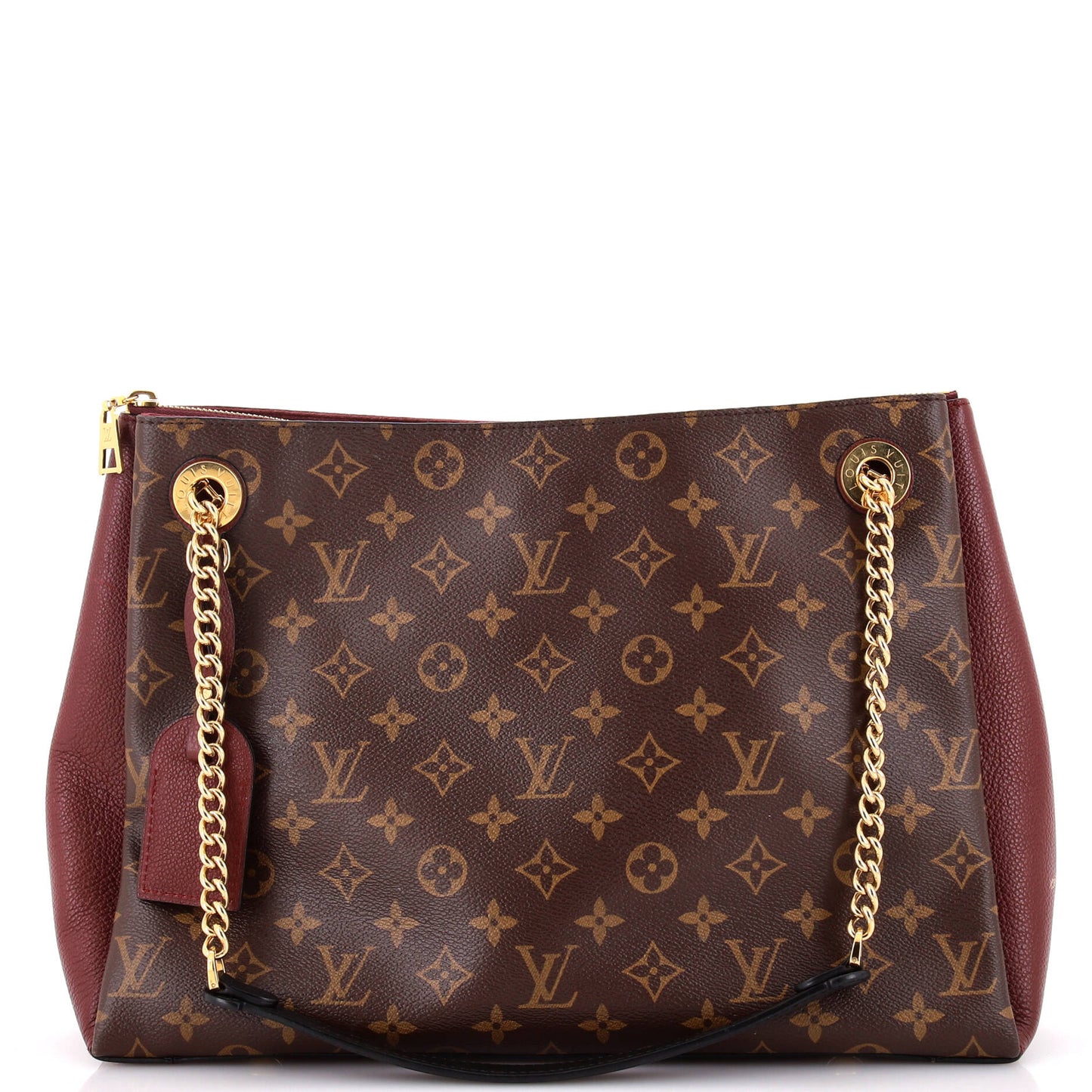 Louis Vuitton Surene Handbag Monogram Canvas with Leather MM