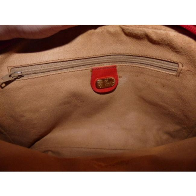 Gucci   Red Leather Small G Logo Print Canvas Cross Body