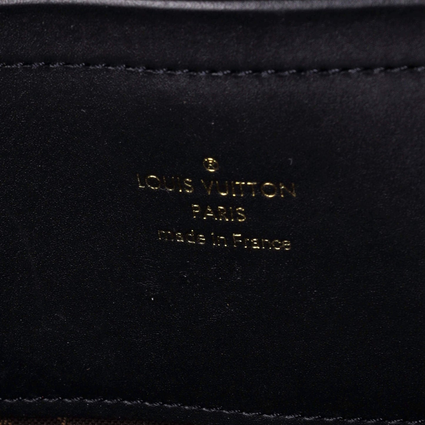 Louis Vuitton Utility Crossbody Bag Calfskin with Embossed Monogram Detail