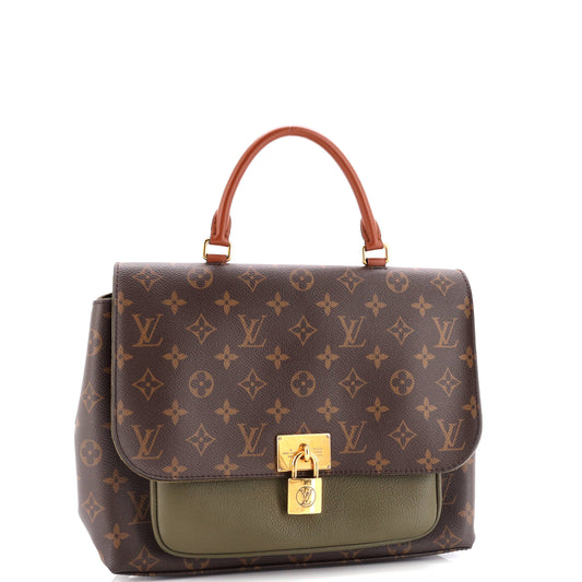 Louis Vuitton Marignan Handbag Monogram Canvas with Leather