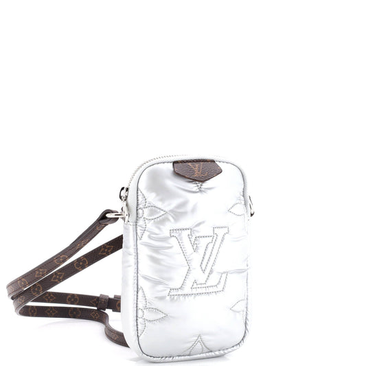 Louis Vuitton Pillow Phone Pouch Monogram Quilted Econyl Nylon
