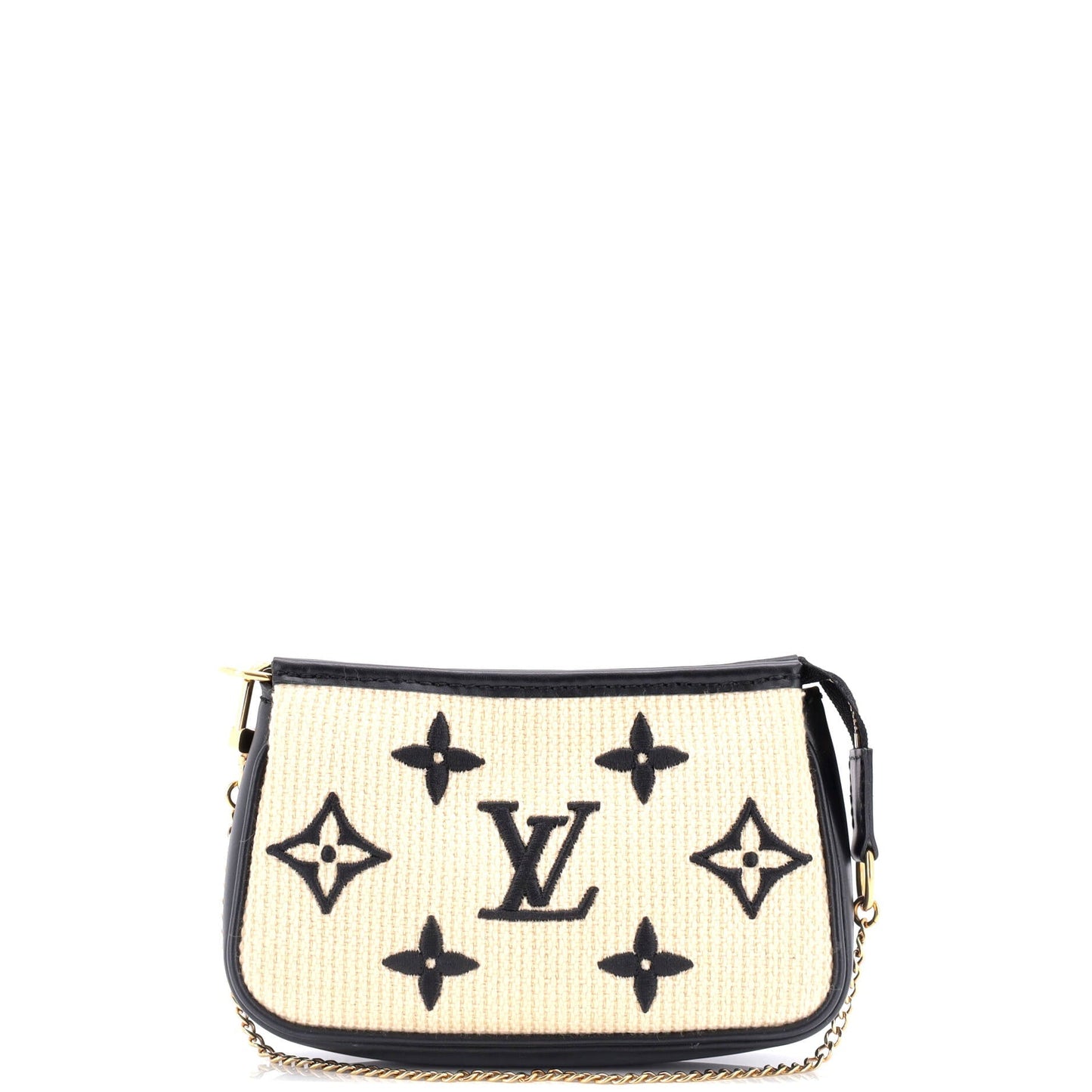 Louis Vuitton Pochette Accessoires Monogram Giant Embroidered Cotton Mini