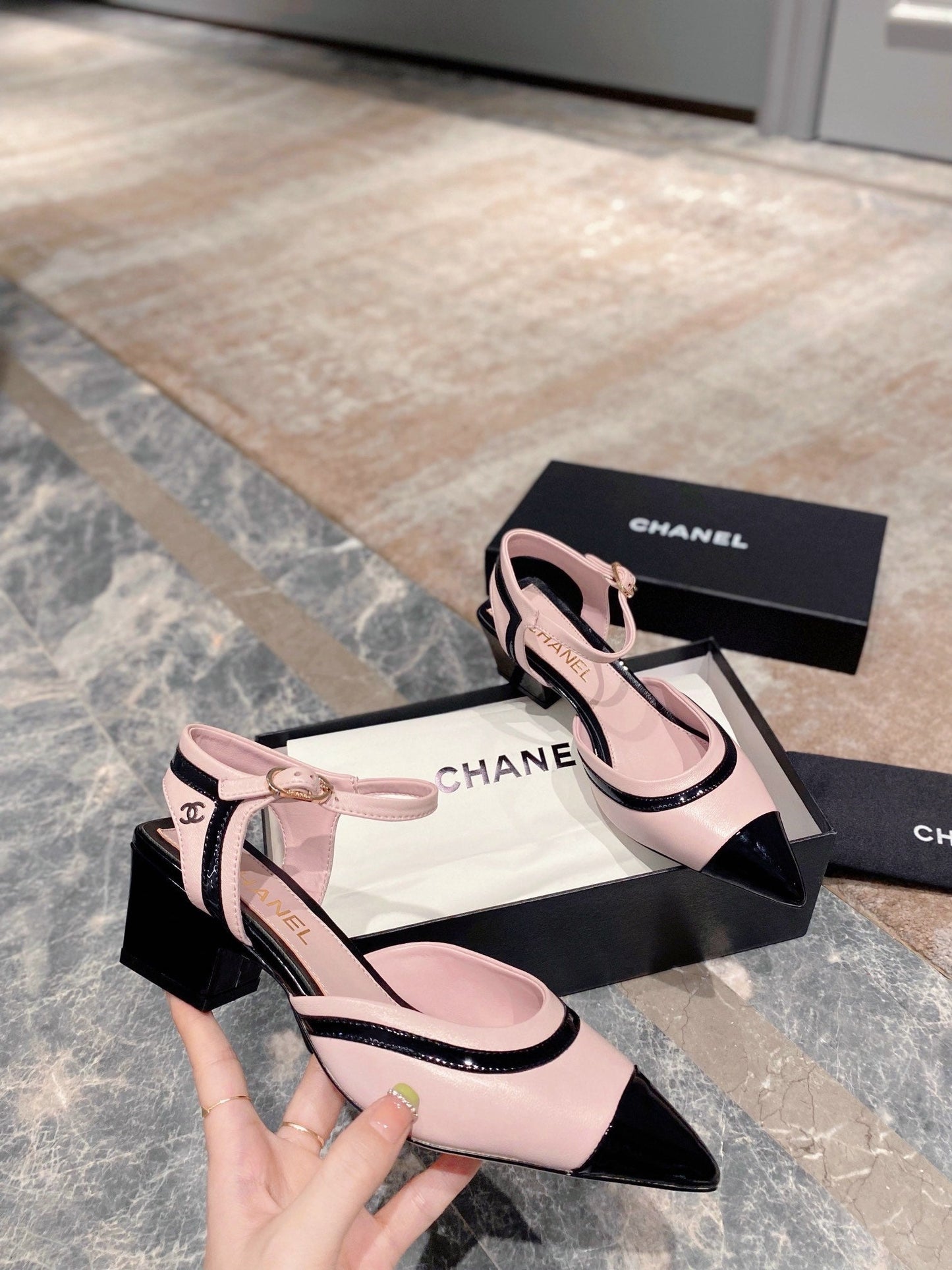New 1:1 rep CHL High Heel Shoes 002