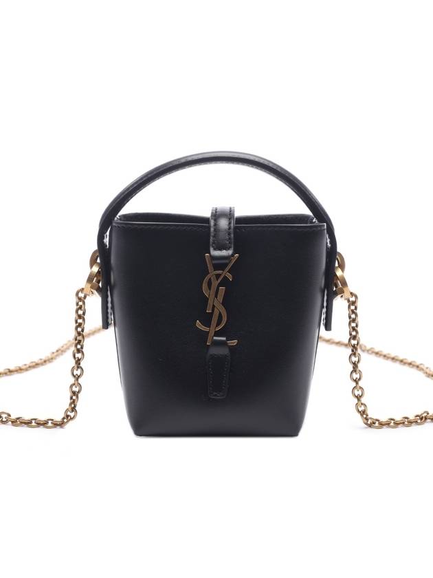 Luxury Saint Laurent Trending 2025 Le 37 Micro Bucket Bag Black
