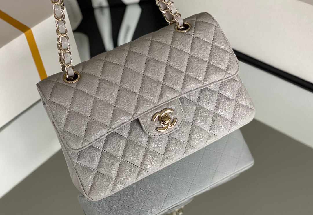 CHL Classic Handbag 26cm Grey For Women A01112
