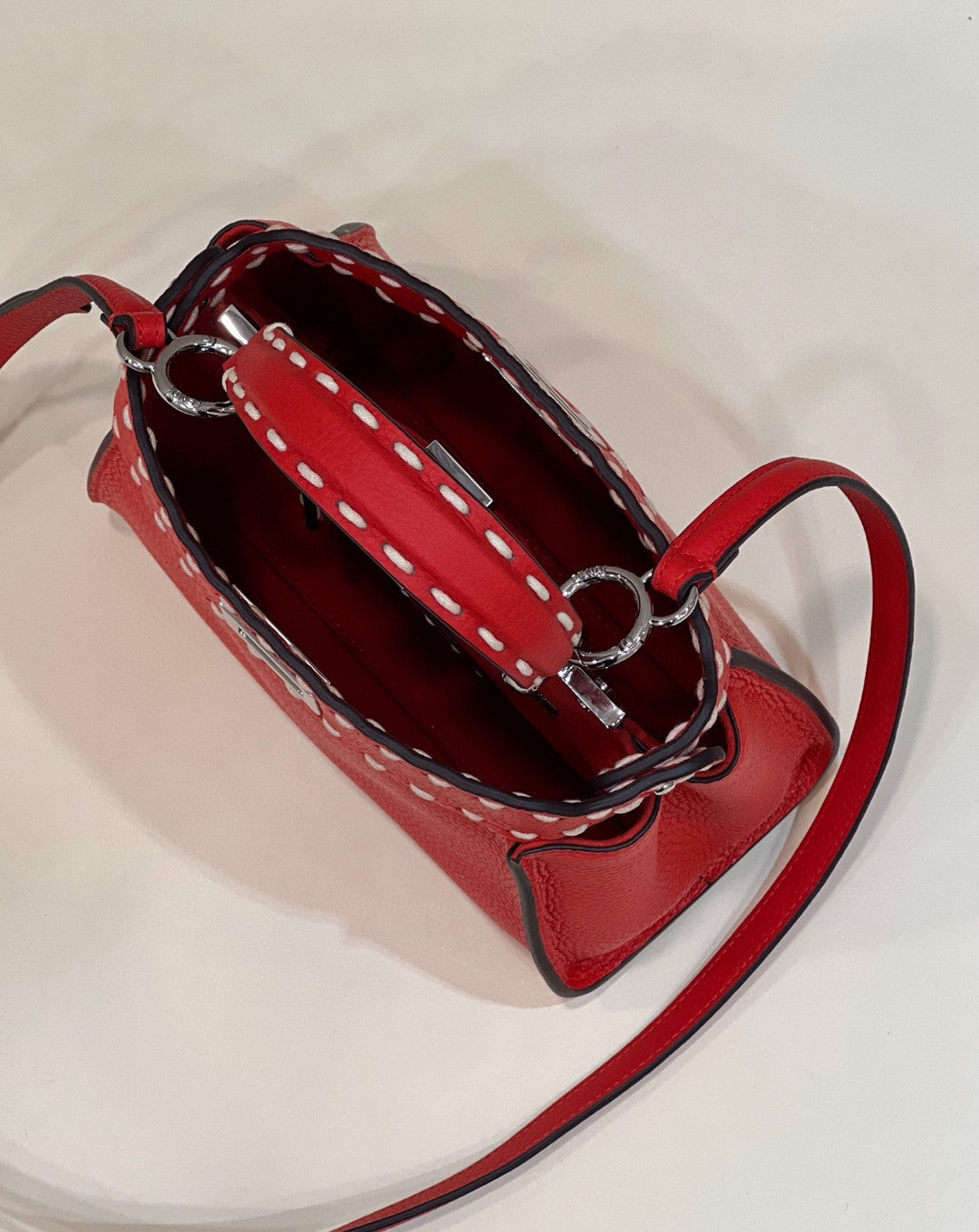 Top QualityTop Quality Peekaboo Small Red Bag For Woman 23cm/9in