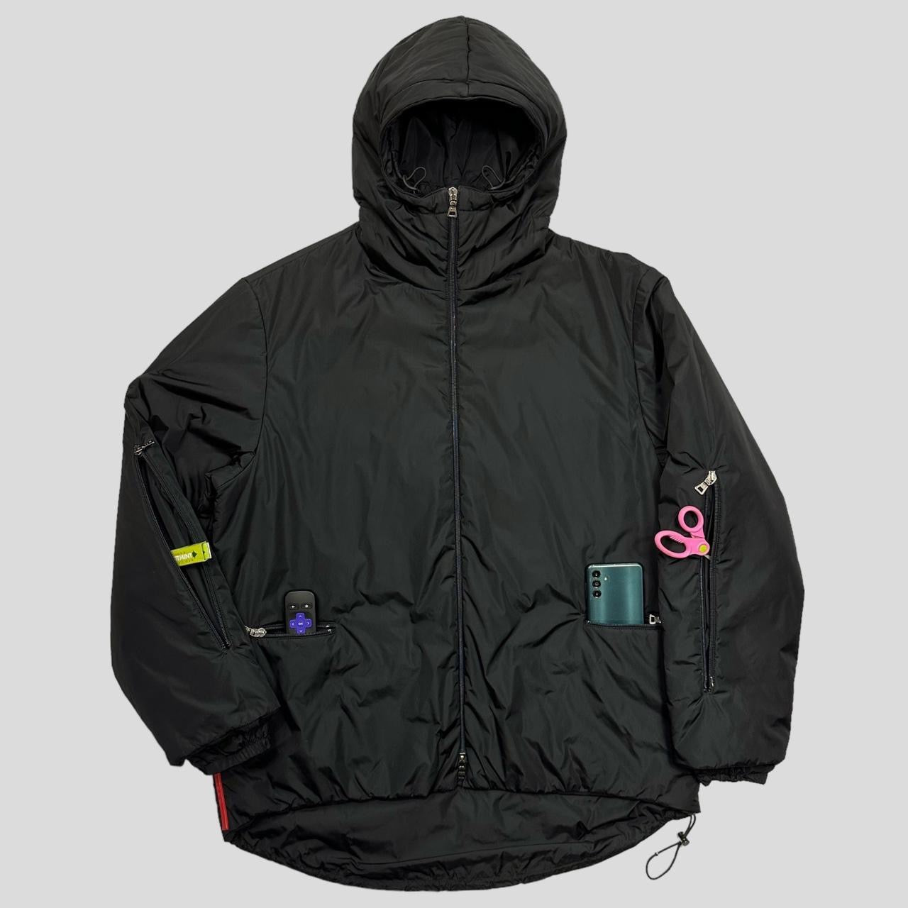 Prada Sport AW00 Technical Nylon Padded Backpack Jacket - IT54 (XL)
