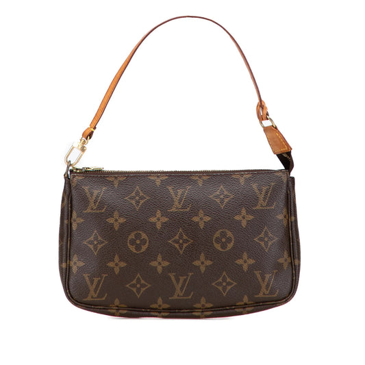Brown Louis Vuitton Monogram Pochette Accessoires Shoulder Bag