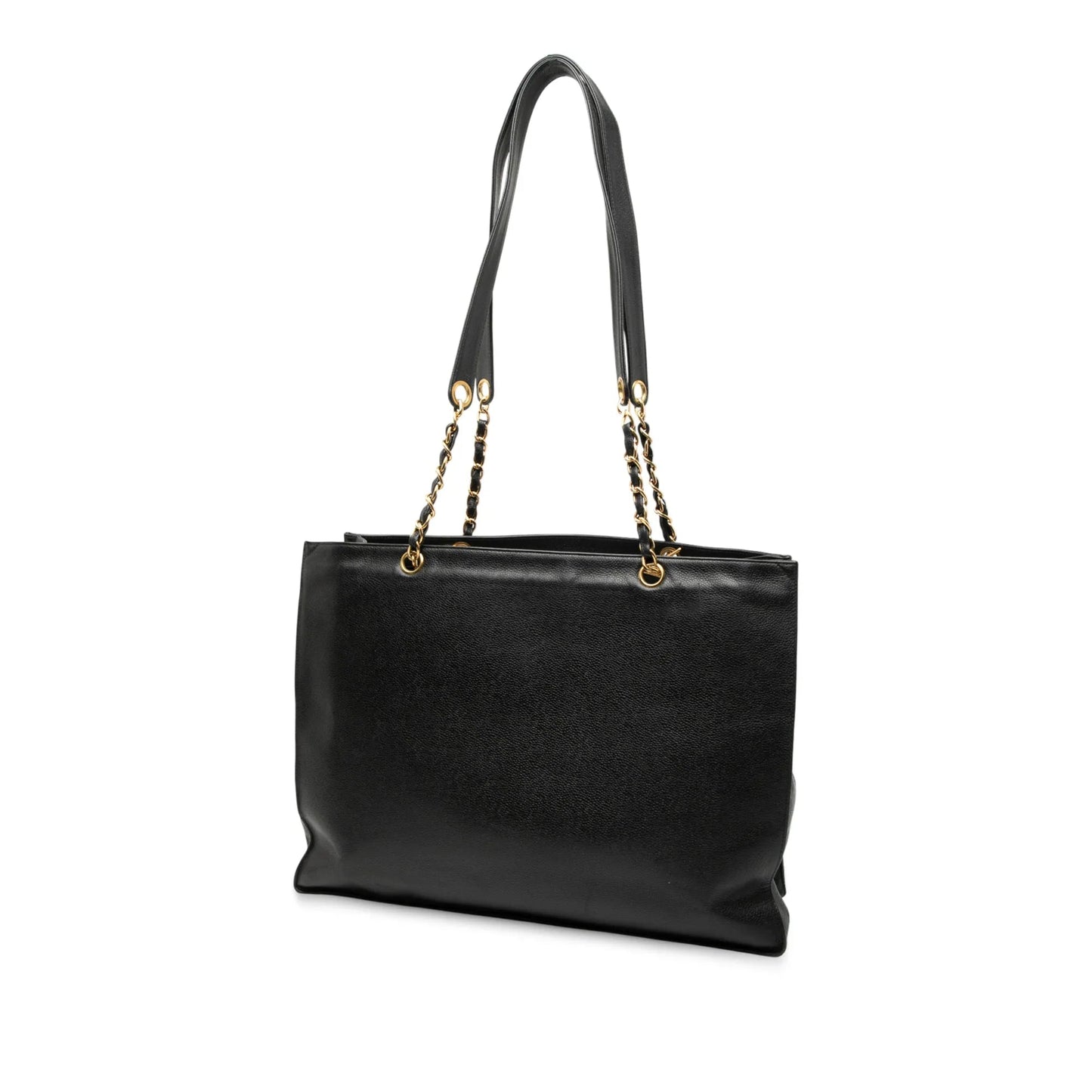 Black Chanel CC Caviar Tote