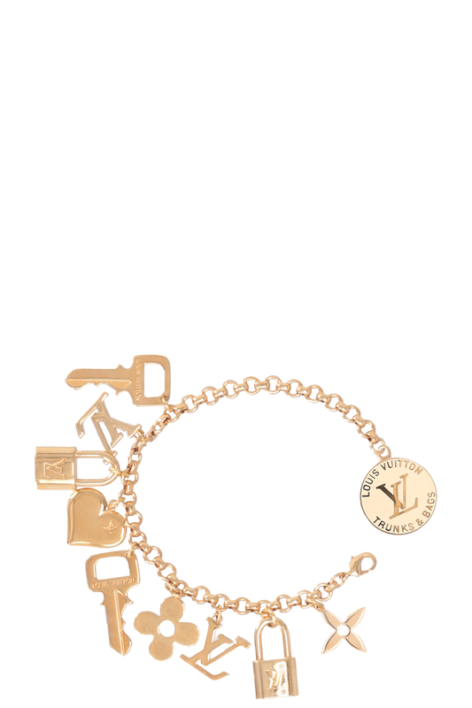 LOUIS VUITTON Trunks & Bags Charm Bracelet
