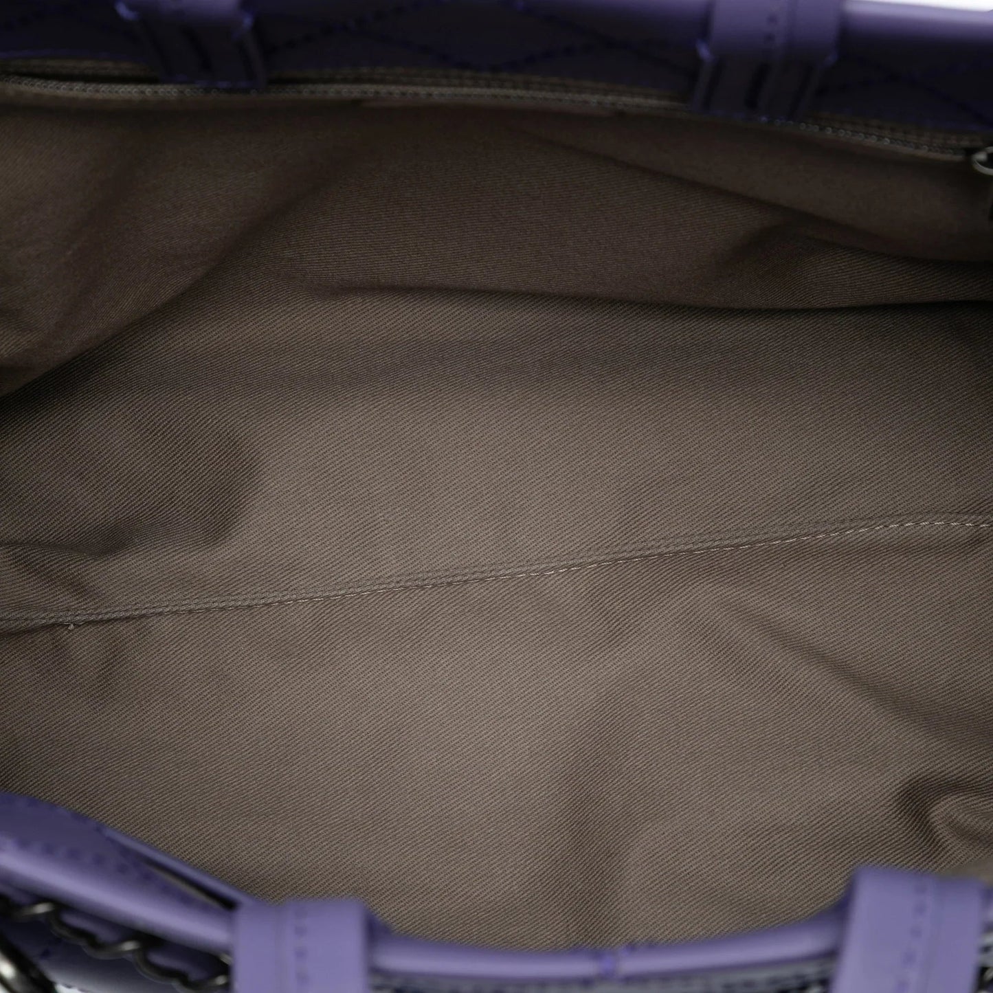 Purple Chanel Medium CC Quilted Calfskin Pocket Tote Satchel