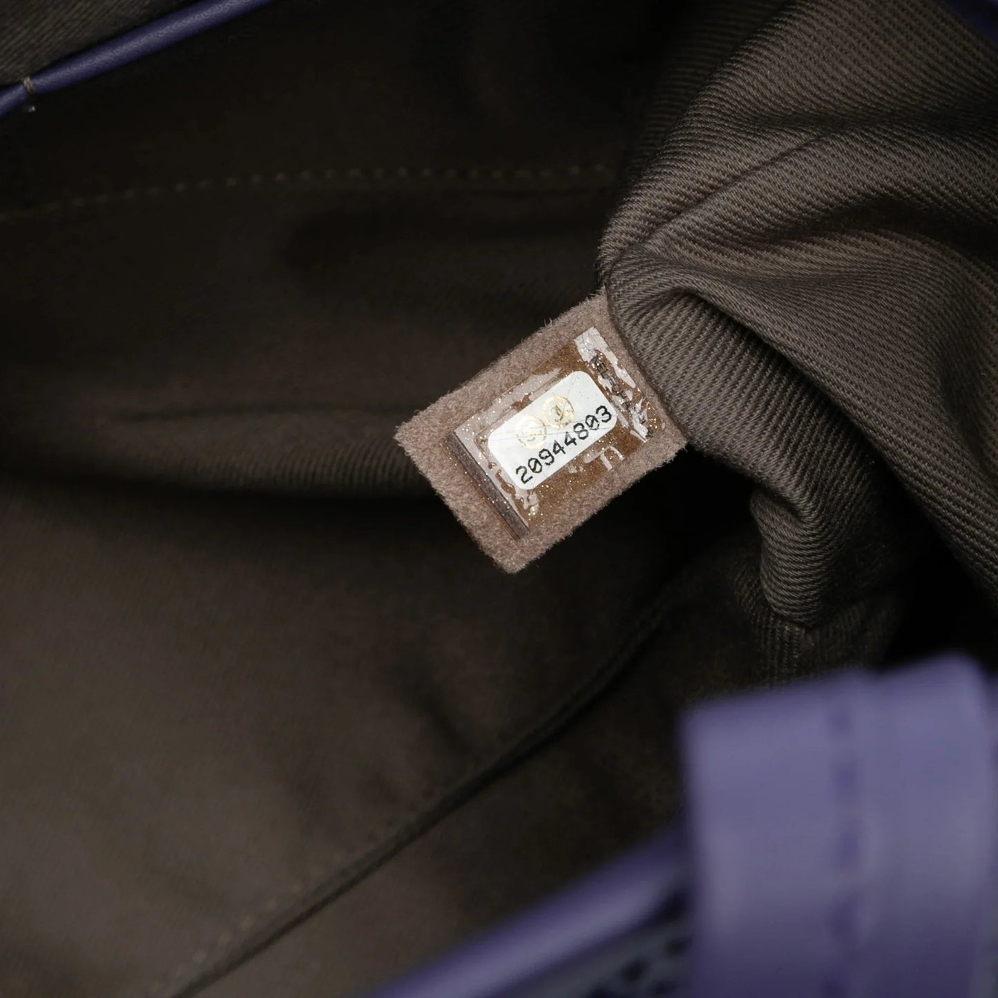 Purple Chanel Medium CC Quilted Calfskin Pocket Tote Satchel