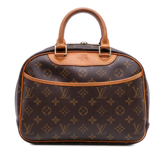 Brown Louis Vuitton Monogram Trouville Handbag