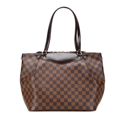 Brown Louis Vuitton Damier Ebene Westminster GM Shoulder Bag