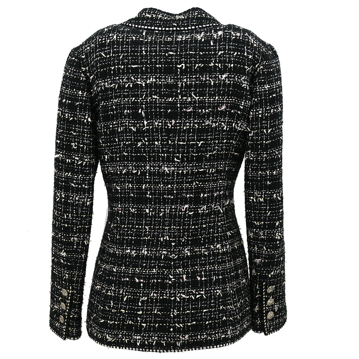 Chanel 2005 Emblem Single Breasted Jacket Black #38