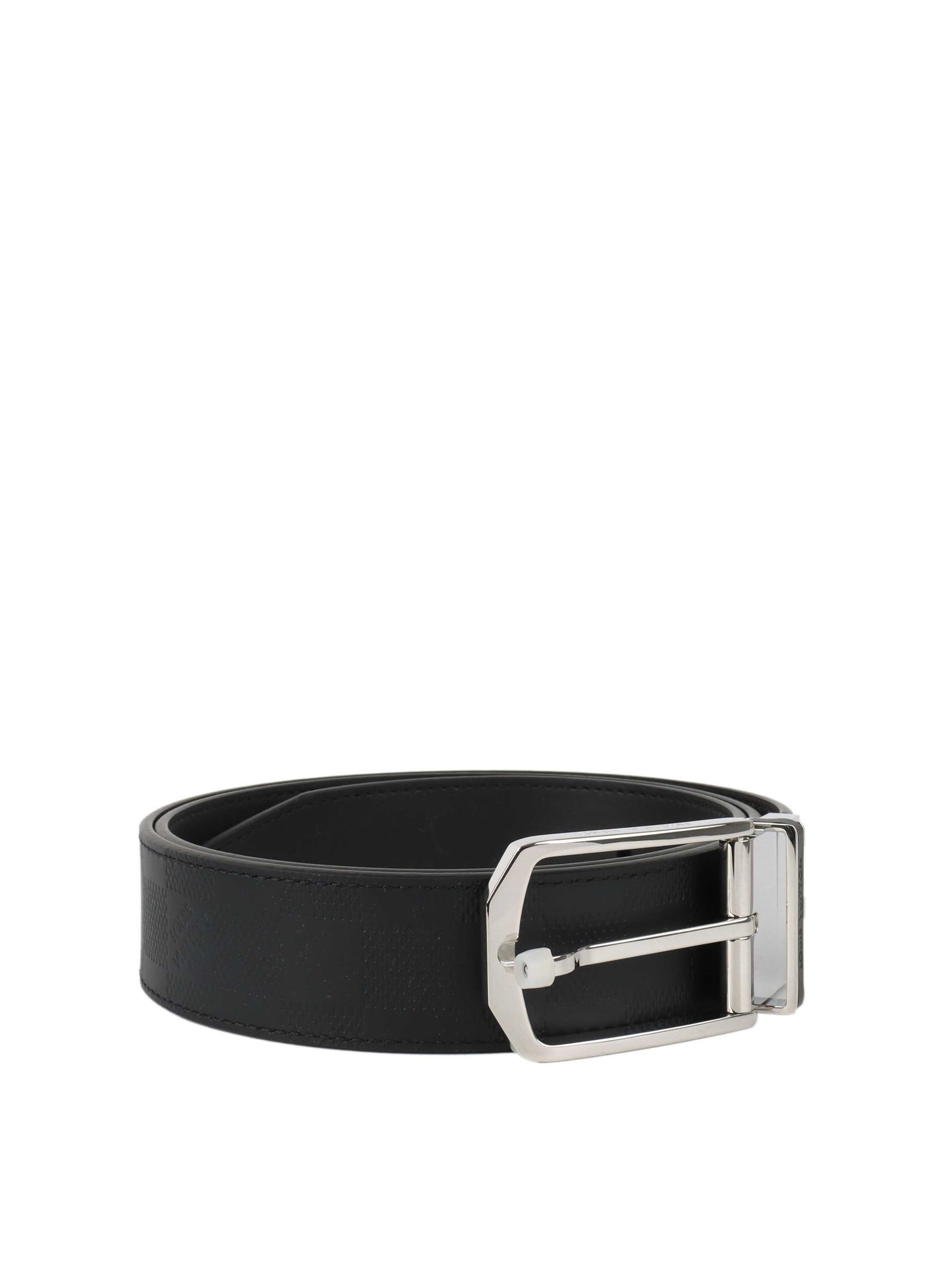 Louis Vuitton Black Leather Damier Infini Ceinture Boston Belt 95/38.