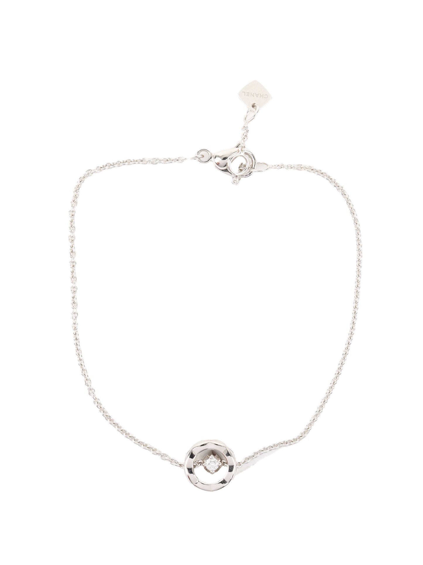 Chanel Coco Crush White Gold Bracelet with Diamond.