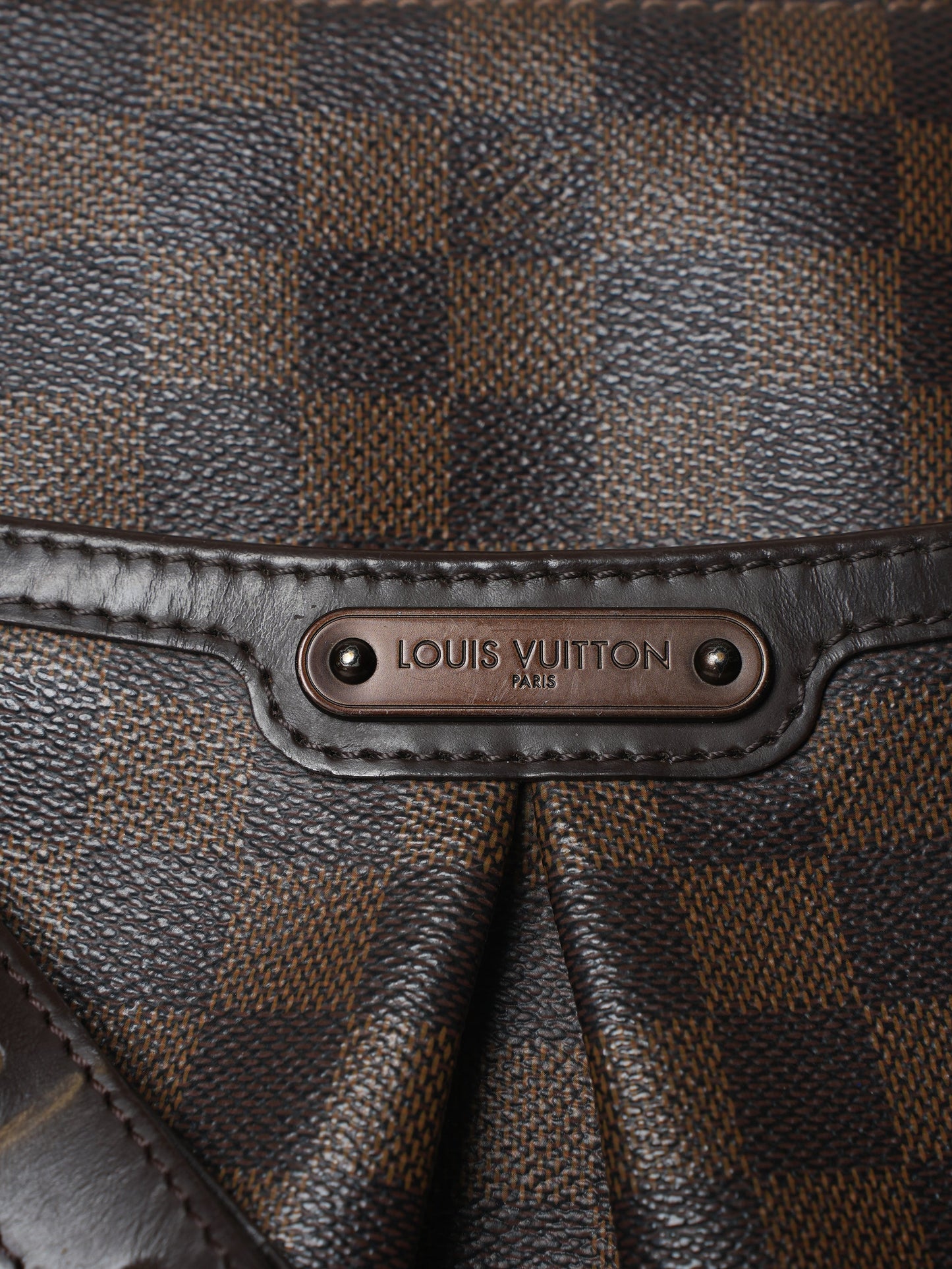 Louis Vuitton Damier Ebene Canvas Bloomsburg GM Bag