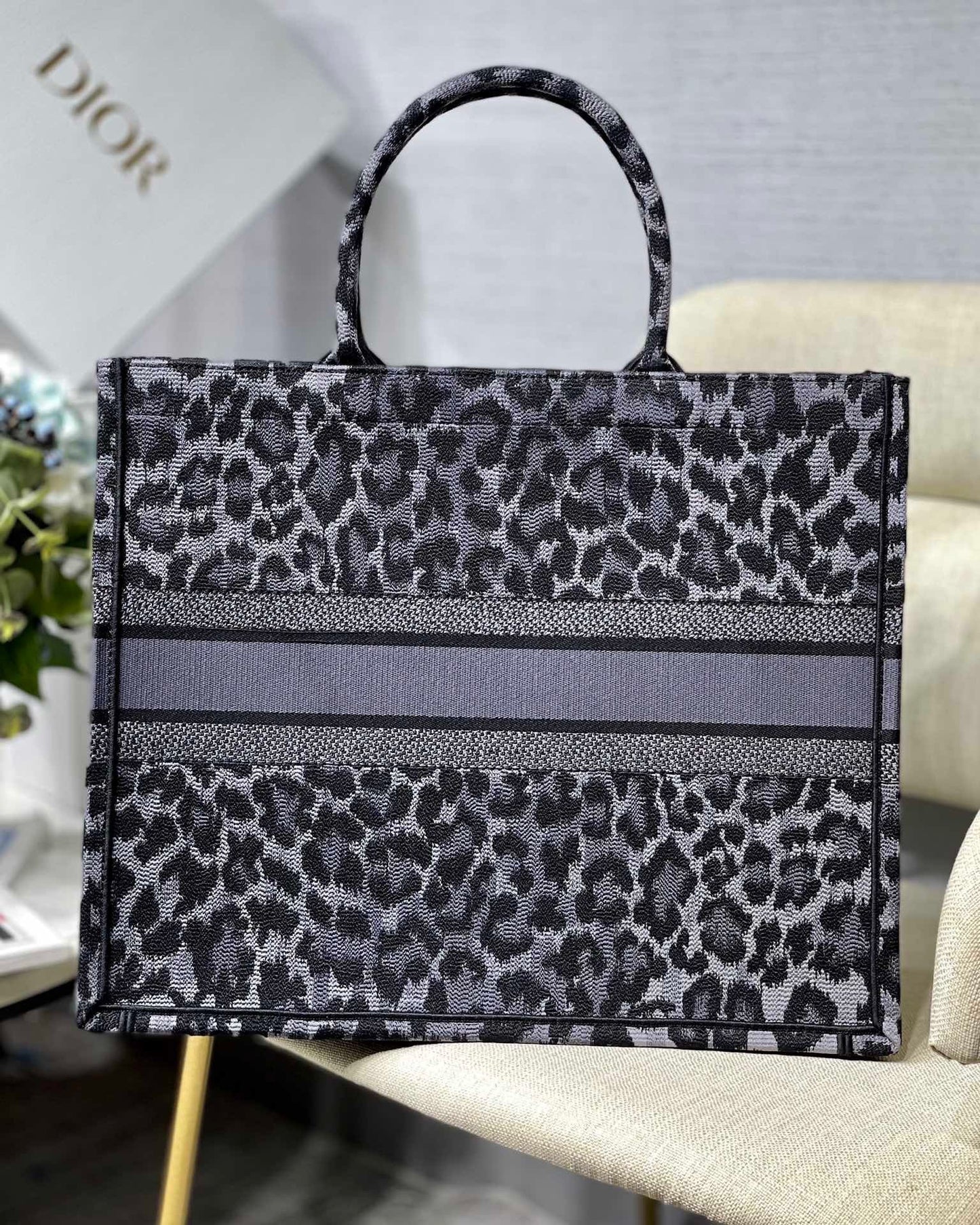 Top Quality Large Book Tote Gray Multicolor , For Women, Womens Handbags 16.5in/42cm CD M1286ZRTop Quality_M842