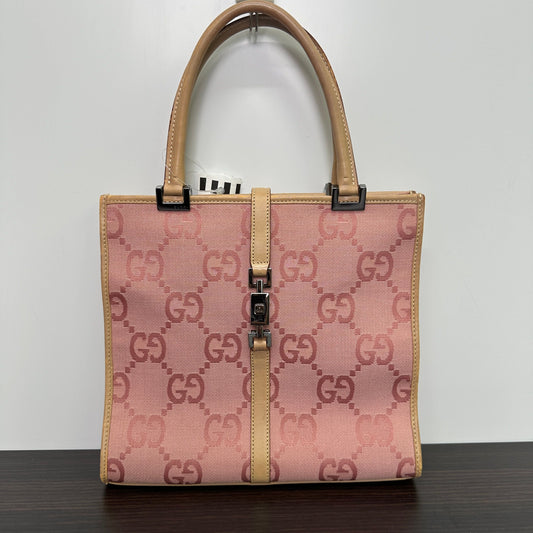 Gucci Piston Lock Bardot   - Pink Totes, Handbags LB124986