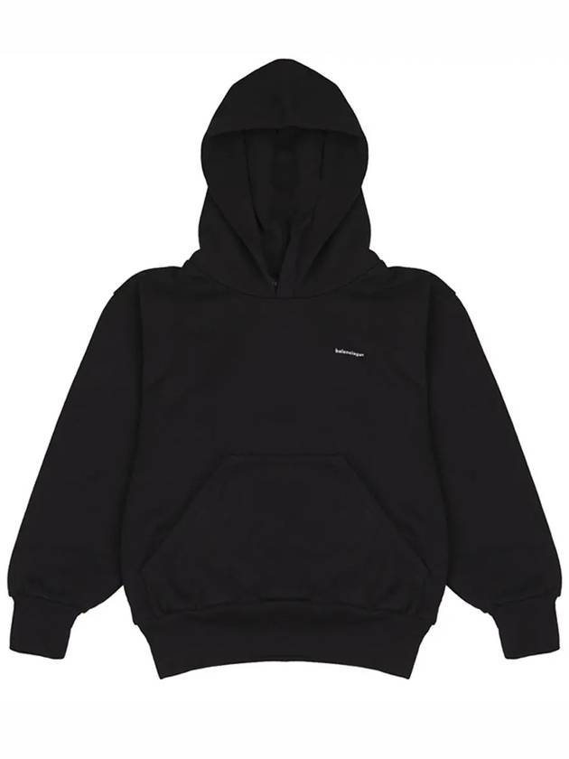 Luxury Balenciaga Trending 2025 Kids Logo Hoodie Black