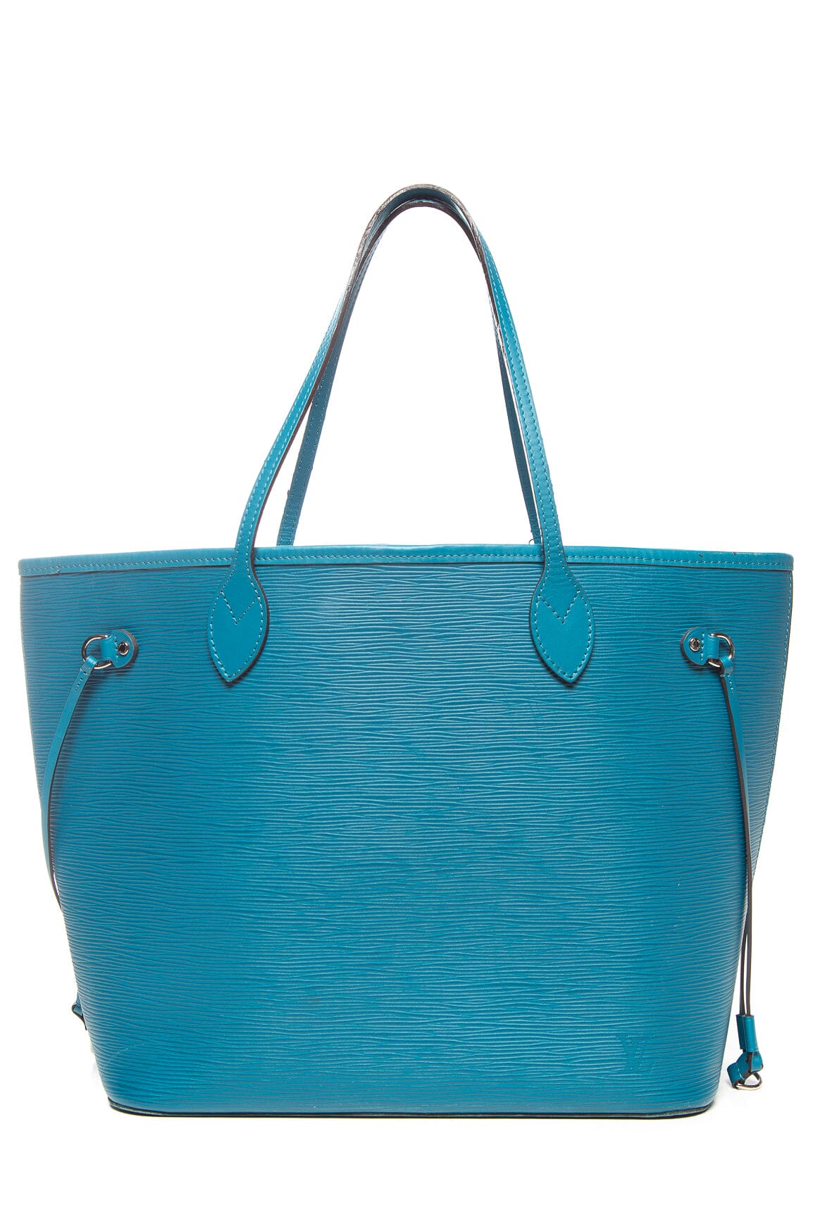 Louis Vuitton Teal Epi Leather Neverfull MM Tote