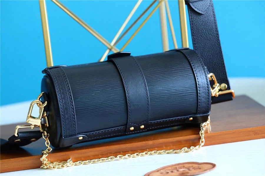 Top Quality Papillon Trunk Epi Black For Women, Womens Bags, Shoulder And Crossbody Bags 7.5in/19cm Top Quality M58655
