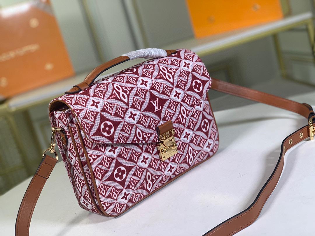 Top Quality Since 1854 Pochette Metis Red For Women, Womens Handbags, Shoulder And Crossbody Bags 9.8in/25cm Top Quality