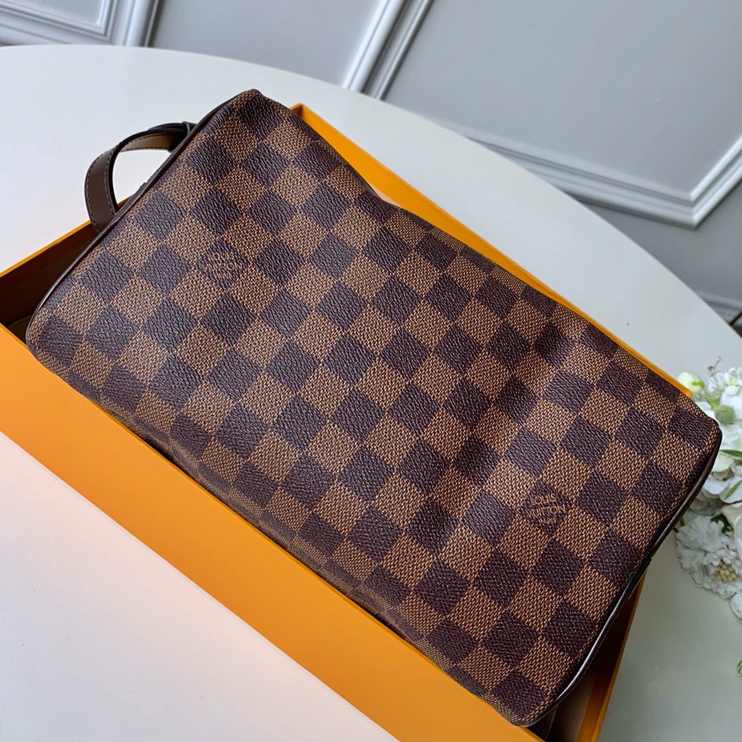 Top Quality Speedy Bandouliere 25 Damier Ebene Canvas For Women,  Shoulder And Crossbody Bags 9.8in/25cm Top Quality N41368
