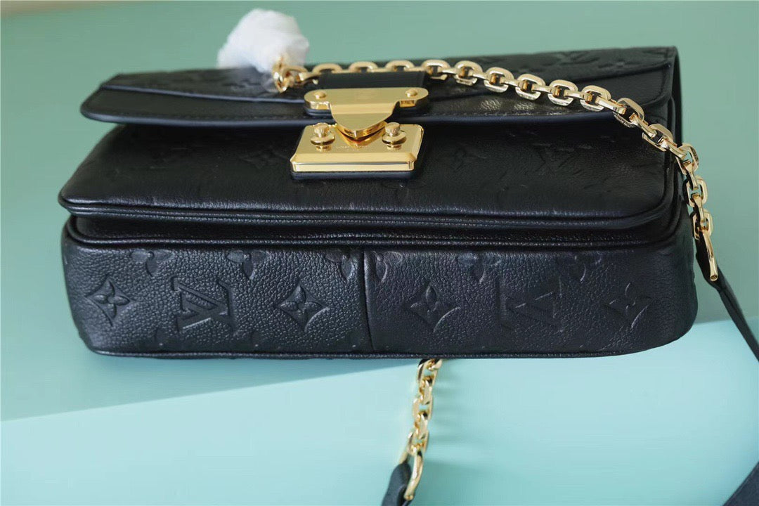 Top Quality Marceau Monogram Empreinte Black For Women,  Shoulder And Crossbody Bags 9.6in/29.5cm Top Quality M46200