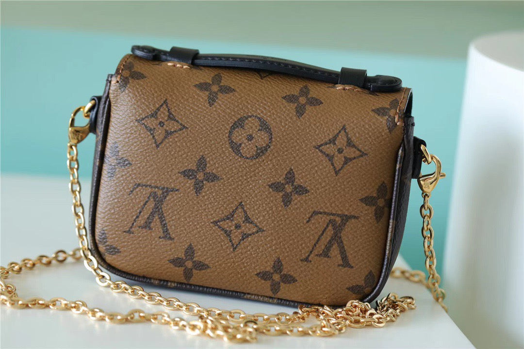 Top Quality Micro Metis Monogram Canvas For Women, Womens Handbags, Shoulder And Crossbody Bags 5.5in/14cm Top Quality
