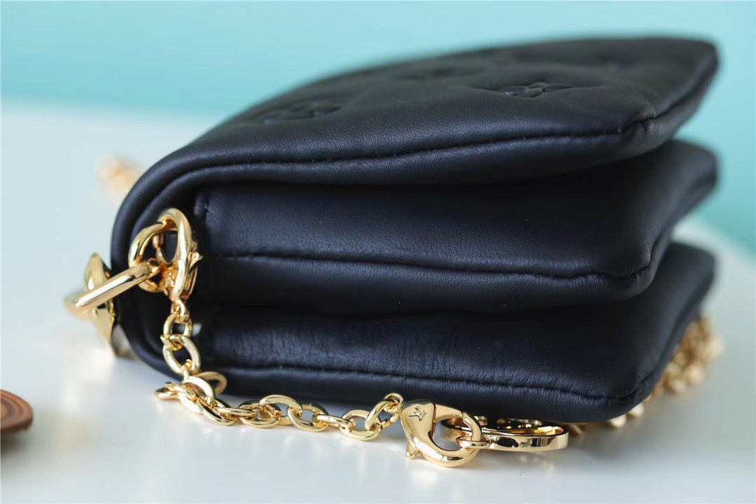 Top Quality Beltbag Coussin Monogram Black For Women, Womens Handbags, Shoulder And Crossbody Bags 5.1in/13cm Top Quality