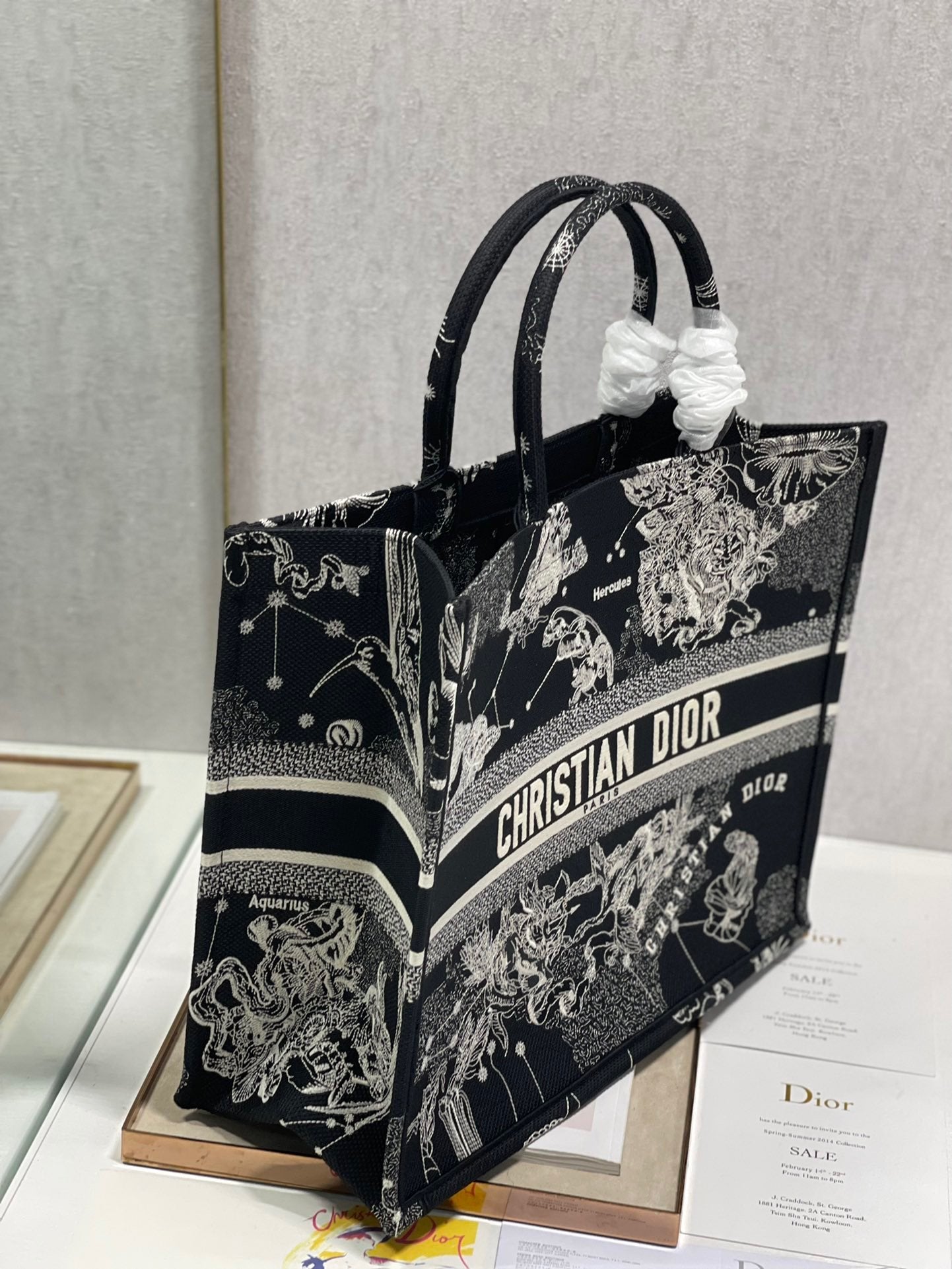 Top Quality Large Book Tote Black And White, For Women, Womens Handbags 16.5in/42cm CD