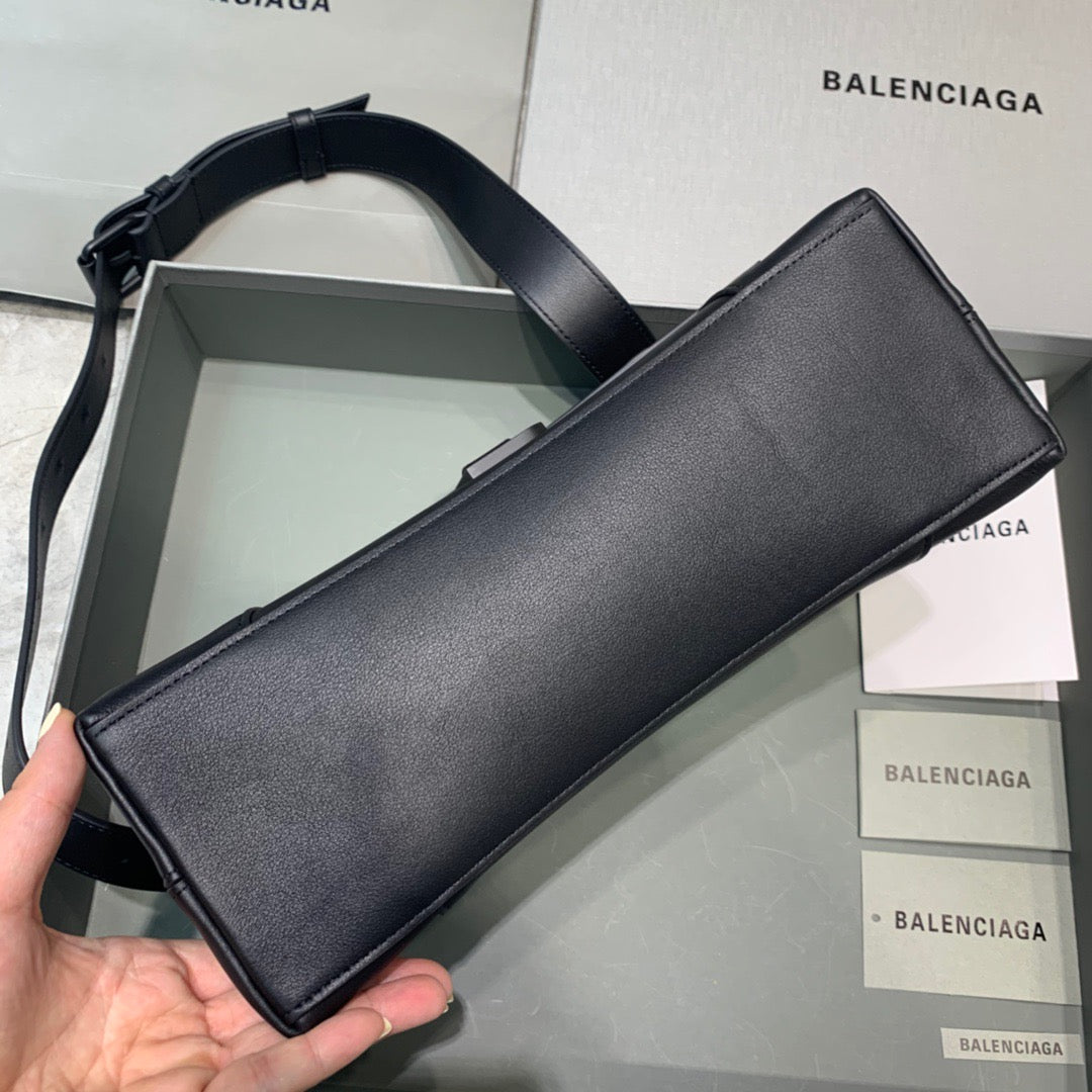 Top Quality Downtown Small Shoulder Bag In Black, For Women,  Bags 11.8in/30cm