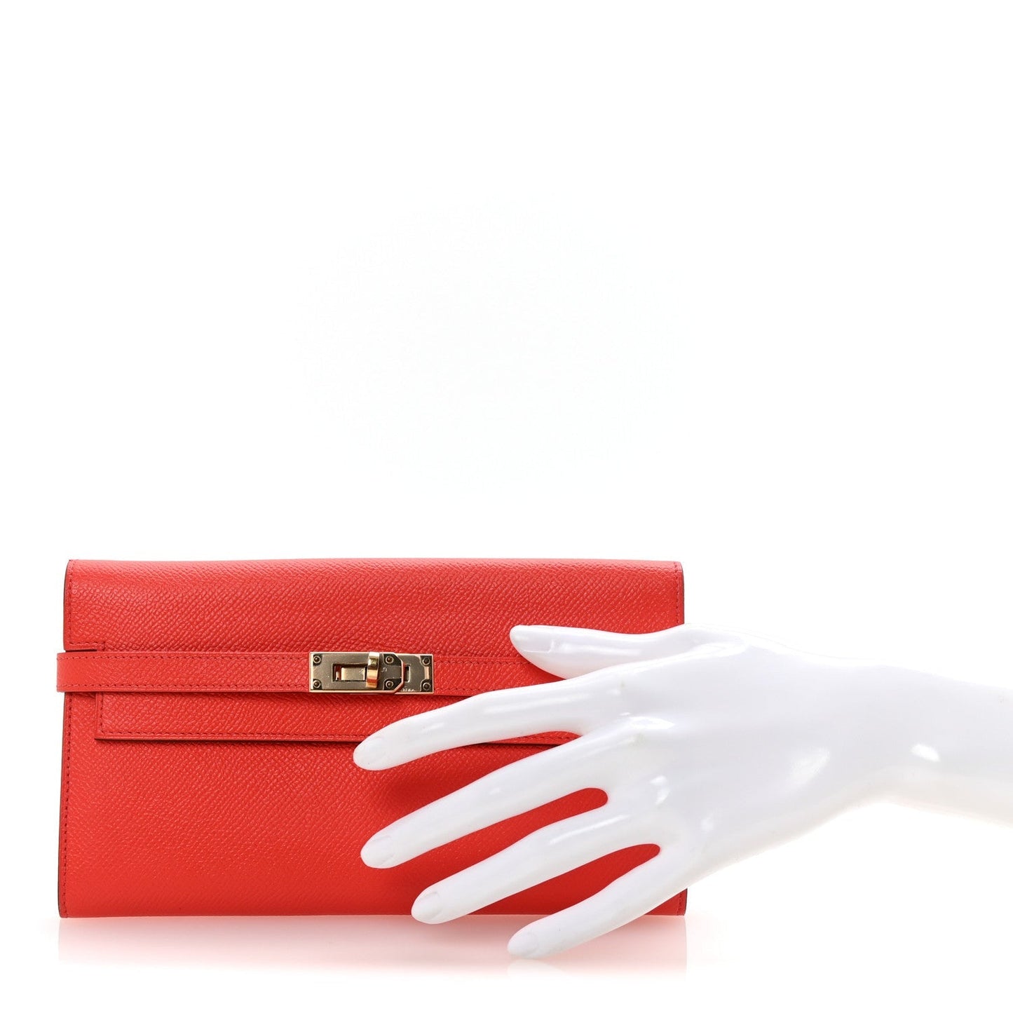 Hermes Epsom Kelly Longue Wallet Rose Jaipur