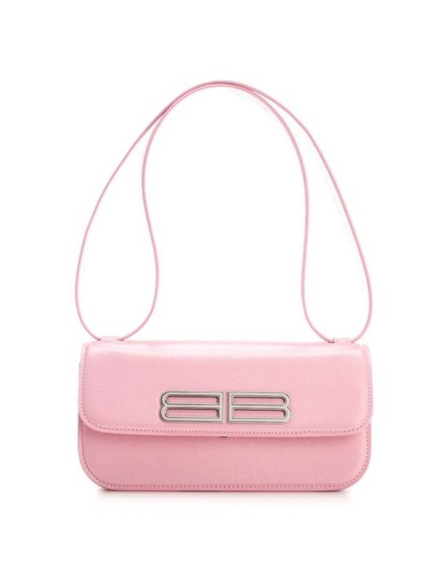 Luxury Balenciaga Trending 2025 Gossip Calfskin Small Shoulder Bag Candy Pink