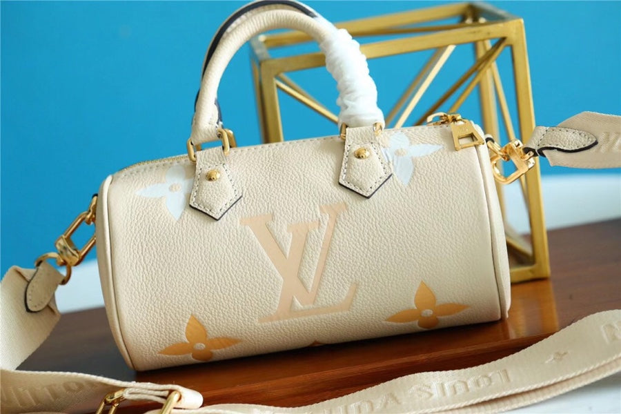 Top Quality Papillon BB Monogram Empreinte Beige For Women, Womens Bags, Shoulder And Crossbody Bags 7.9in/20cm Top Quality