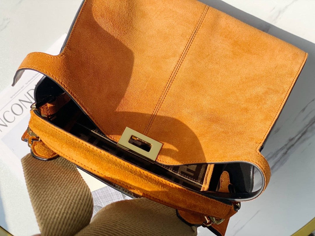 FI Top Quality X-Lite Tote MeTop Qualityum Brown Bag For Woman 30cm/12in