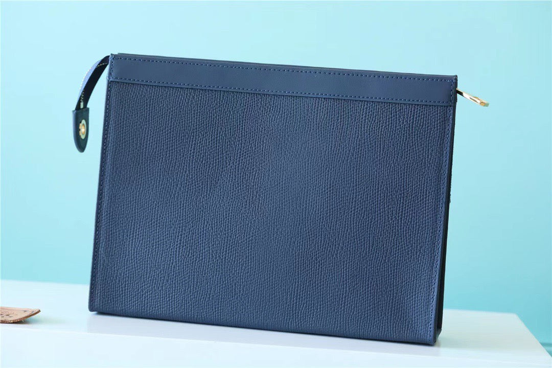 Top Quality Pochette Voyage MM Monogram Drip Blue By Nigo For Pre-Spring, Travel Accessories 27cm Top Quality M45961