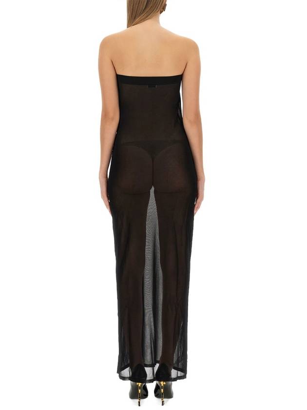 Luxury Saint Laurent Trending 2025 23 fw Strapless Dress 756812Y76HL1000 B0040511016