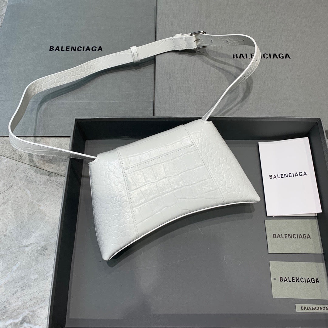 Top Quality Downtown XS Shoulder Bag In White, For Women,  Bags 10in/25cm