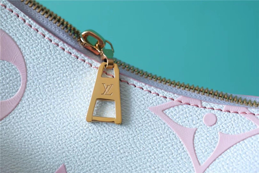 Top Quality MarsTop Qualityallow PM Hobo Bag In Monogram Canvas For Women 24cm/9.4 Inches Sunrise Pastel Top Quality M46080