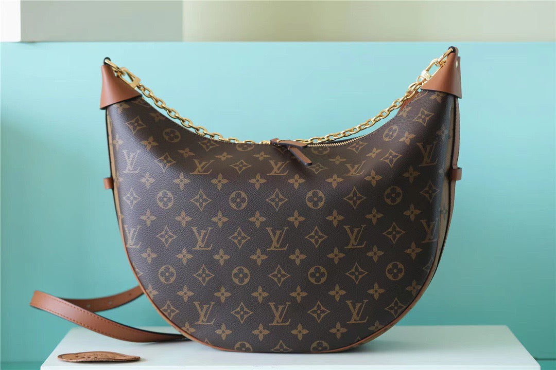 Top Quality Loop Monogram Canvas By Nicolas Ghesquiere For Women,  Shoulder And Crossbody Bags 23cm/9.1in Top Quality 