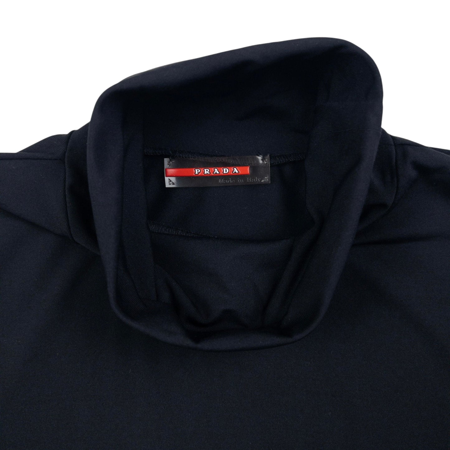 Prada Sport Long Sleeve Turtleneck Top Womens Size M